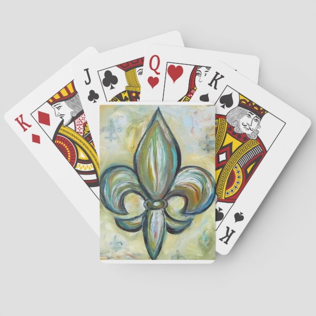 Baraja De Cartas fleur_de_lis (Reverso)