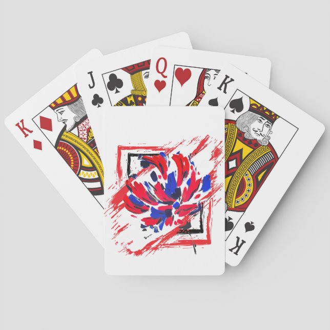 Baraja De Cartas Fleur éclatée (Reverso)