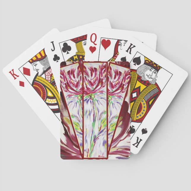 Baraja De Cartas Fleur montante (Reverso)