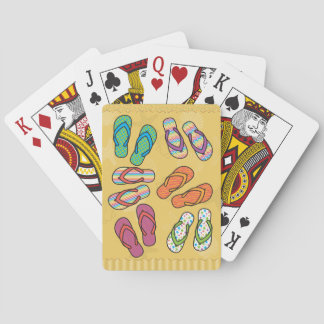 Baraja De Cartas Flip Flops Tarjetas de reproducción luminosas