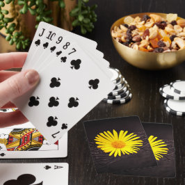 Baraja De Cartas Flor amarilla