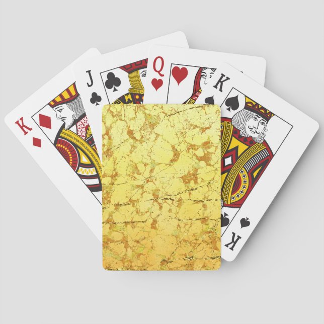 Baraja De Cartas Flor amarilla (Reverso)