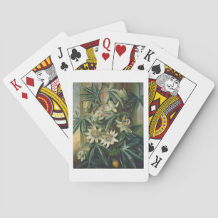 Baraja De Cartas Flor azul de la pasión para el "templo de la