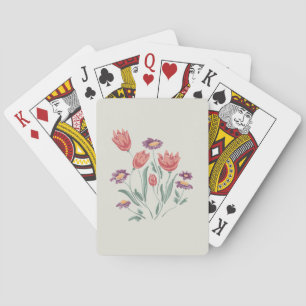 Baraja De Cartas Flor Bouquet Delicate Arreglos Florales