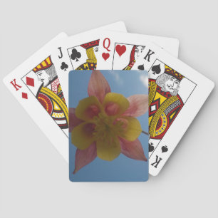 Baraja De Cartas Flor contra tarjetas Sky