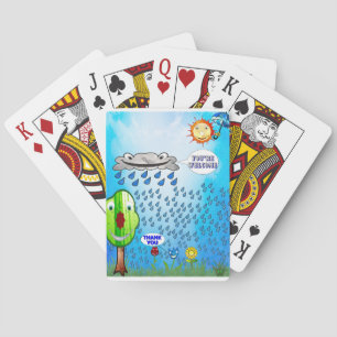 Baraja De Cartas Flor de agradecimiento