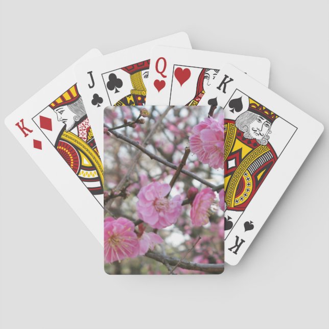 Baraja De Cartas Flor de cerezo rosado / Sakura サ・(桜). (Reverso)
