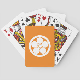 Baraja De Cartas Flor de ciruela al estilo de Umebachi en círculo