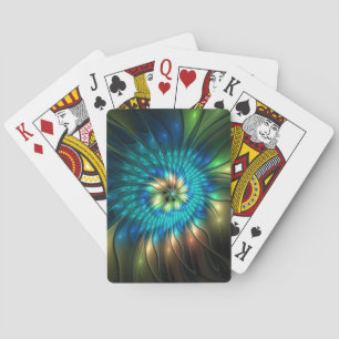 Baraja De Cartas Flor de fantasía luminosa, fragancia abstracta col