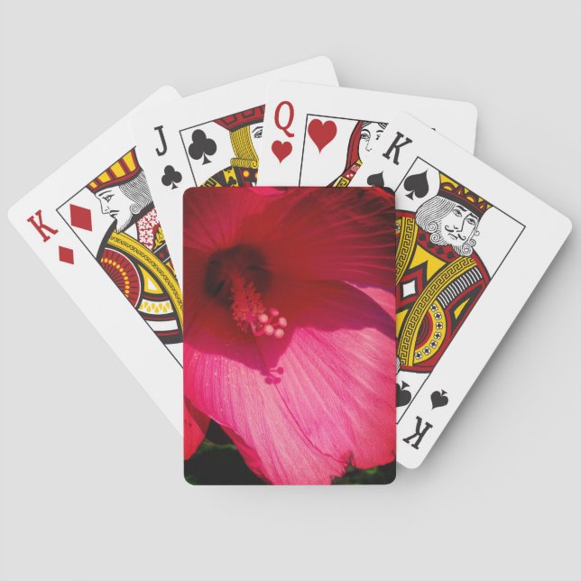 Baraja De Cartas Flor de las tarjetas de juego Flower Fotografía de (Reverso)