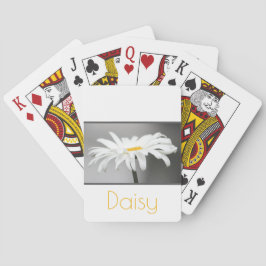 Baraja De Cartas Flor de margarita blanca