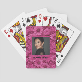 Baraja De Cartas Flor de margarita Cumpleaños 18 Cumpleaños Hermoso