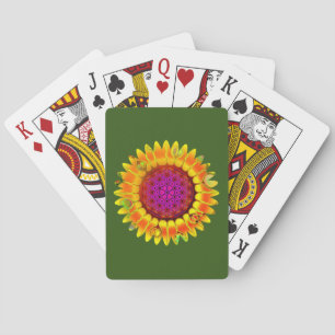 Baraja De Cartas Flor De Vida - Flor Geométrica 4