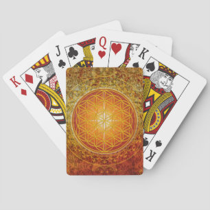 Baraja De Cartas Flor de vida - Ornamento III