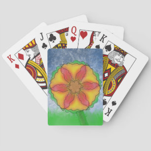 Baraja De Cartas Flor extraña