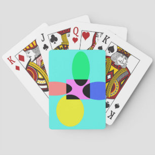 Baraja De Cartas Flor futurista