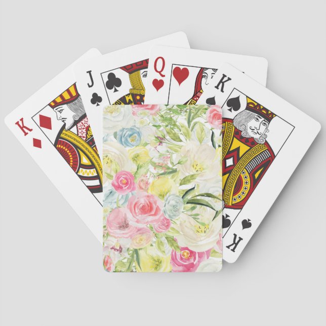 Baraja De Cartas Flor lunar (Reverso)