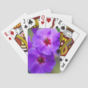 Baraja De Cartas Flor morada