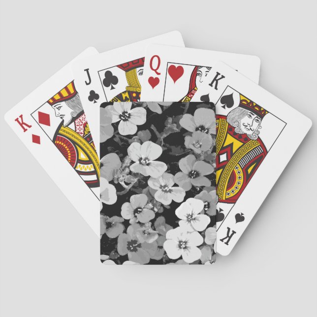 Baraja De Cartas Flor roja acuática 2 (Reverso)