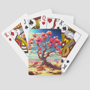 Baraja De Cartas Flor rosa