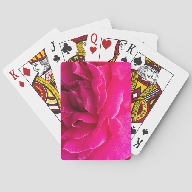 Baraja De Cartas flor Rosa (Reverso)