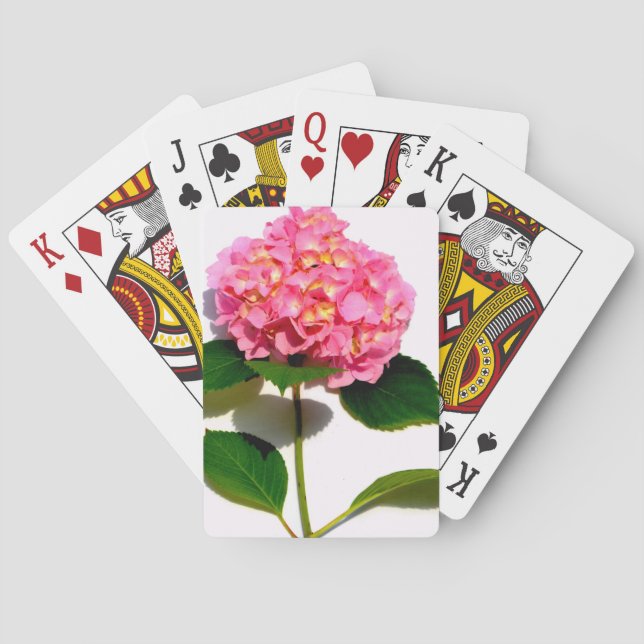 Baraja De Cartas Flor rosa hidrato rosa flor rosa floral (Reverso)