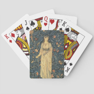 Baraja De Cartas Flora antigua de William Morris