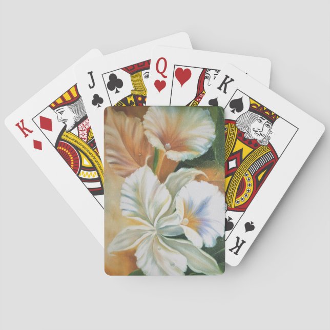 Baraja De Cartas Floral (Reverso)