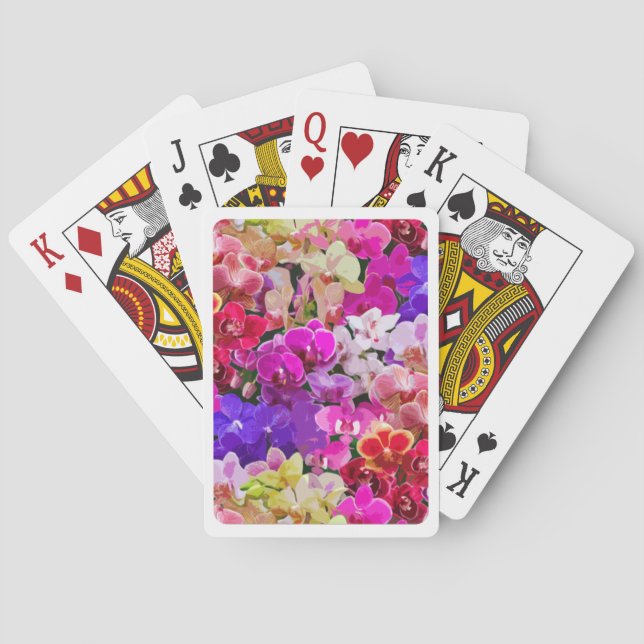 Baraja De Cartas floral (Reverso)