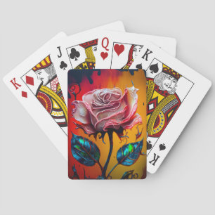 Baraja De Cartas Floral