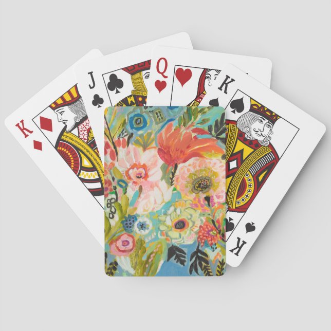 Baraja De Cartas Floral de jardín secreto III (Reverso)