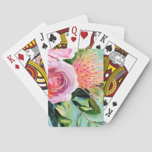 Baraja De Cartas Floral de pincel I