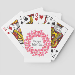 Baraja De Cartas Floral Feliz Día de la Madre