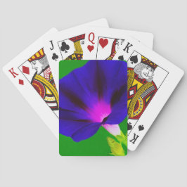 Baraja De Cartas Floral Morado-Rosa Fulgoroso