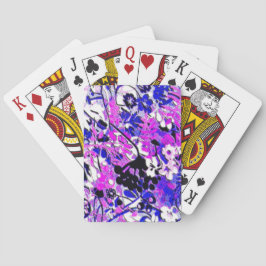 Baraja De Cartas Floral retro sin escrúpulos