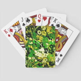 Baraja De Cartas Floral retro Wacky 1