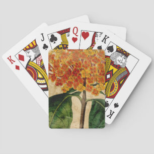 Baraja De Cartas Floral vibrante I