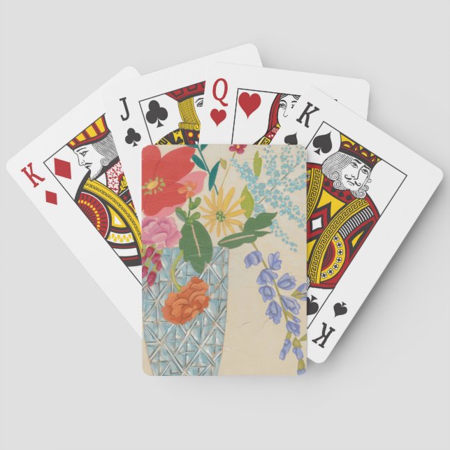 Baraja De Cartas Florecimiento de primavera II (Reverso)
