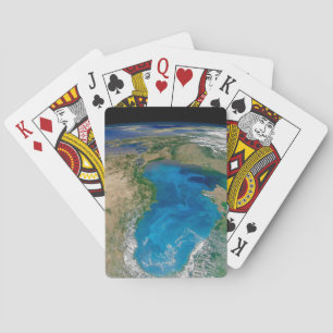 Baraja De Cartas Florecimiento Del Fitoplancton Azul En El Mar Negr