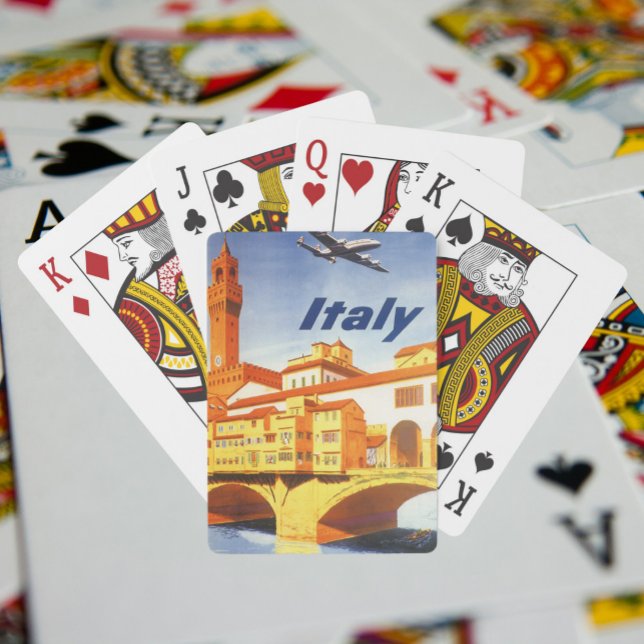 Baraja De Cartas Florence Italy Ponte Vecchio Bridge Viaje de Vinta (Subido por el creador)