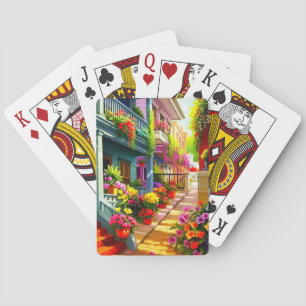 Baraja De Cartas Flores