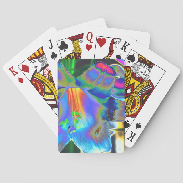Baraja De Cartas Flores (Reverso)
