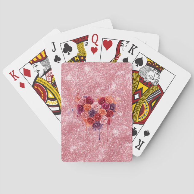 Baraja De Cartas Flores (Reverso)