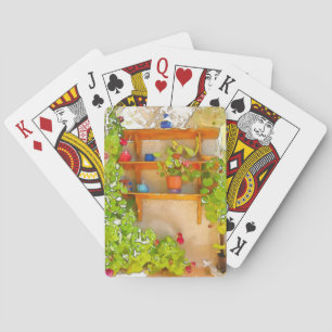 Baraja De Cartas Flores acuáticas
