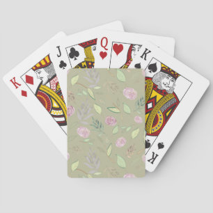 Baraja De Cartas Flores acuáticas festivas 5