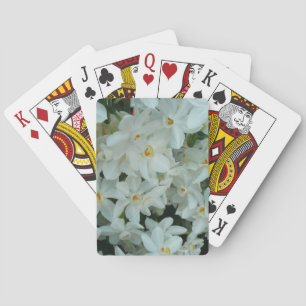 Baraja De Cartas Flores blancas de arcissus paperblancas