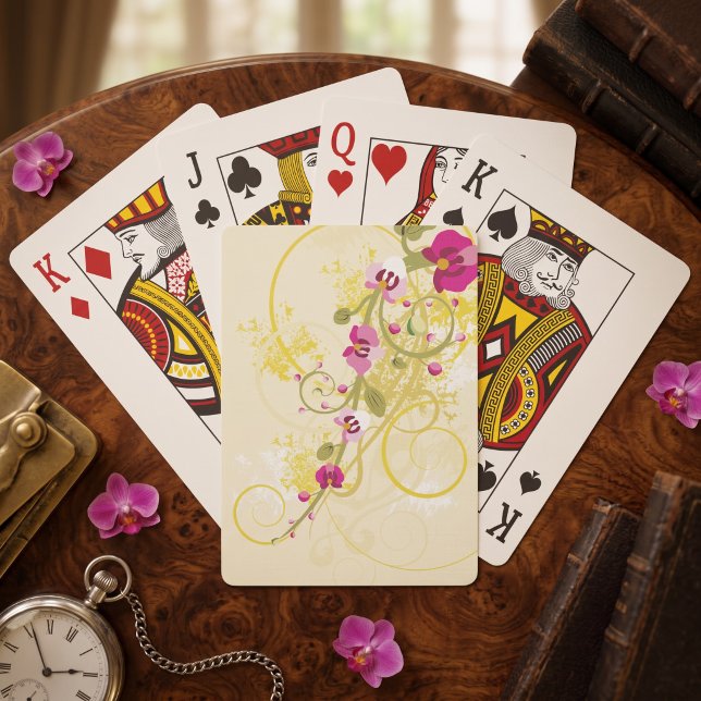 Baraja De Cartas Flores Bonitas (Subido por el creador)