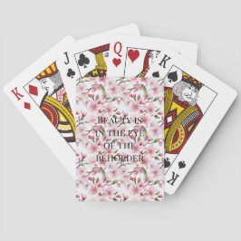 Baraja De Cartas Flores bonitas de cerezo rosadas