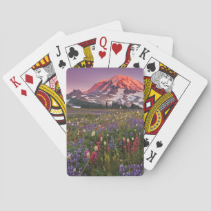 Baraja De Cartas Flores coloridas en un parque nacional más