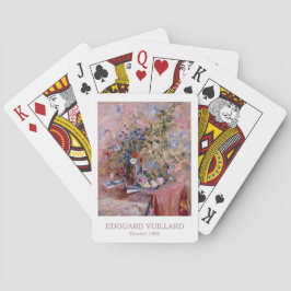 Baraja De Cartas Flores de 1906 por Edouard Vuillard